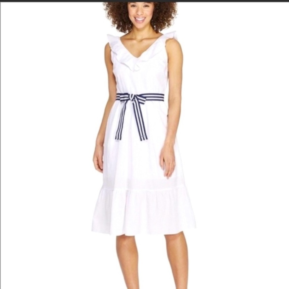 Vineyard Vines White Maxi Dress Size Medium